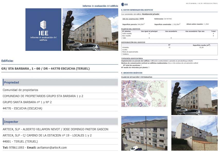 I.E.E. - INFORMES EVALUACIÓN EDIFICIOS 